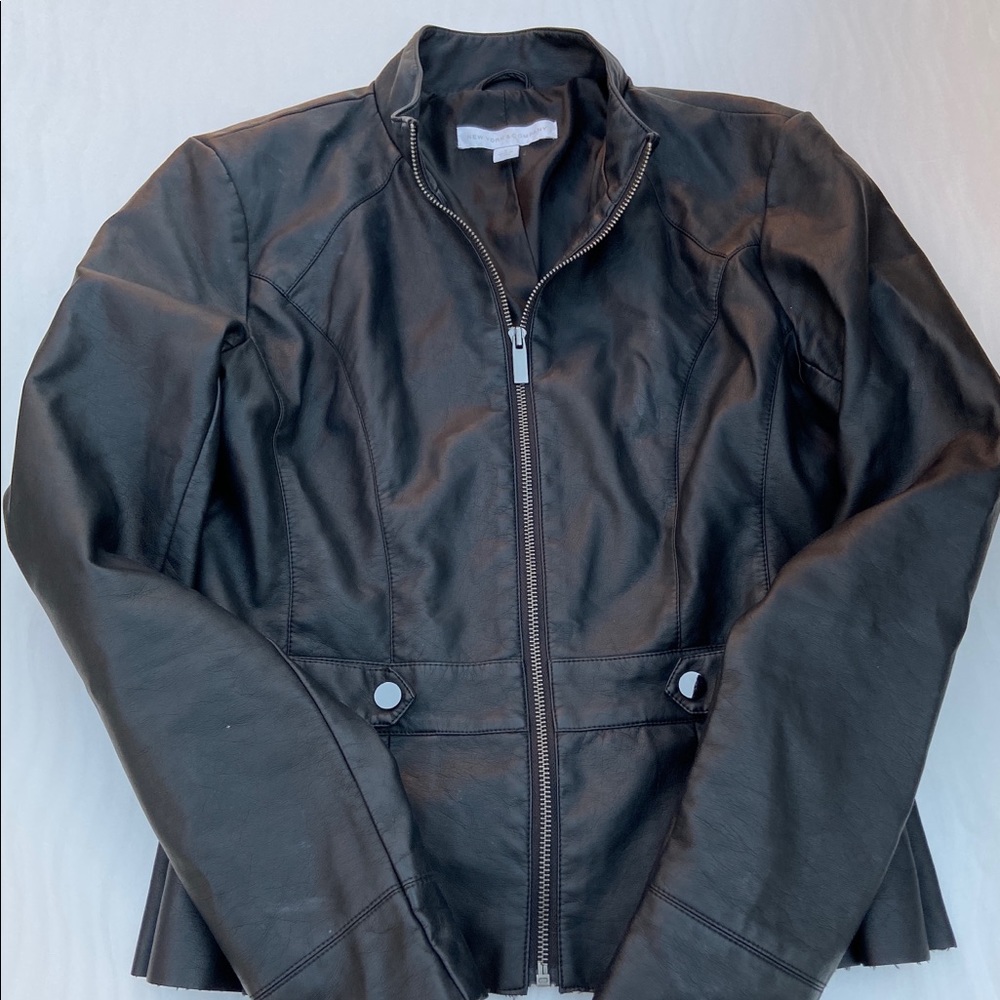 New York and Company Faux Leather Jacket